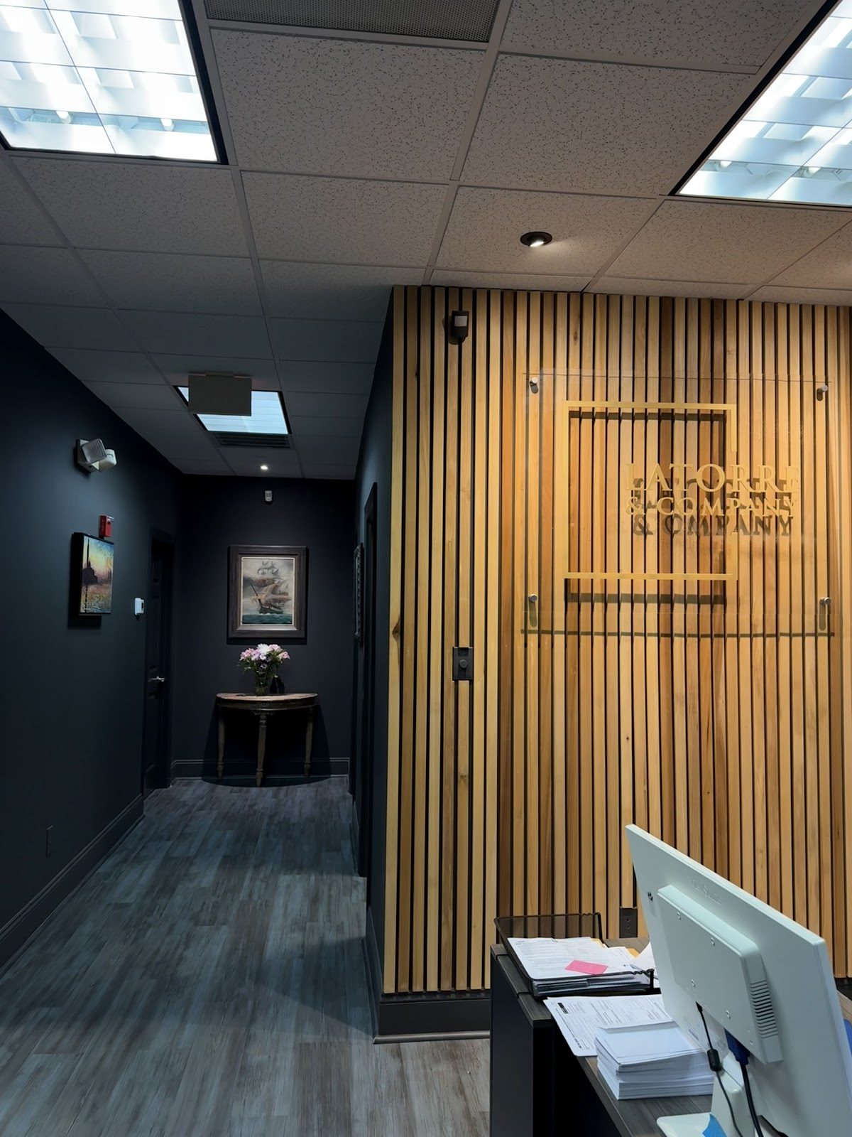 Interior of the Latorre & Company office in Matthews, NC